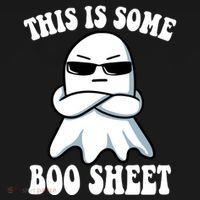 This Is Some Boo Sheet Funny Ghost Polo thumb 3