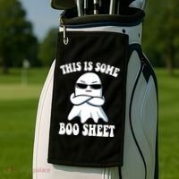 This Is Some Boo Sheet Funny Ghost Golf Towel thumb 2