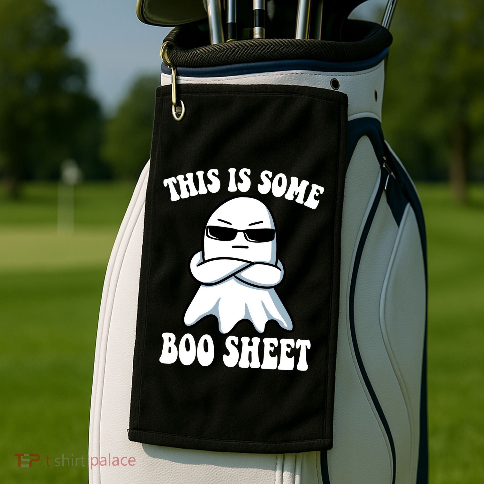 This Is Some Boo Sheet Funny Ghost Golf Towel
