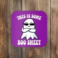 This Is Some Boo Sheet Funny Ghost Coaster thumb 0