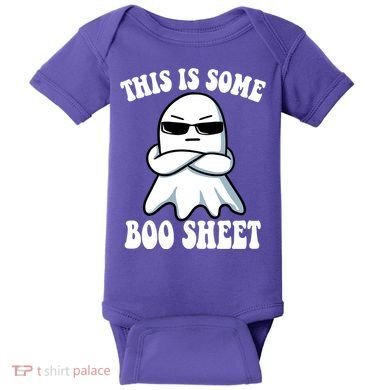 This Is Some Boo Sheet Funny Ghost Baby Bodysuit