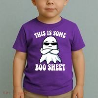 This Is Some Boo Sheet Funny Ghost Toddler T-Shirt thumb 2