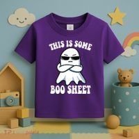 This Is Some Boo Sheet Funny Ghost Toddler T-Shirt thumb 3