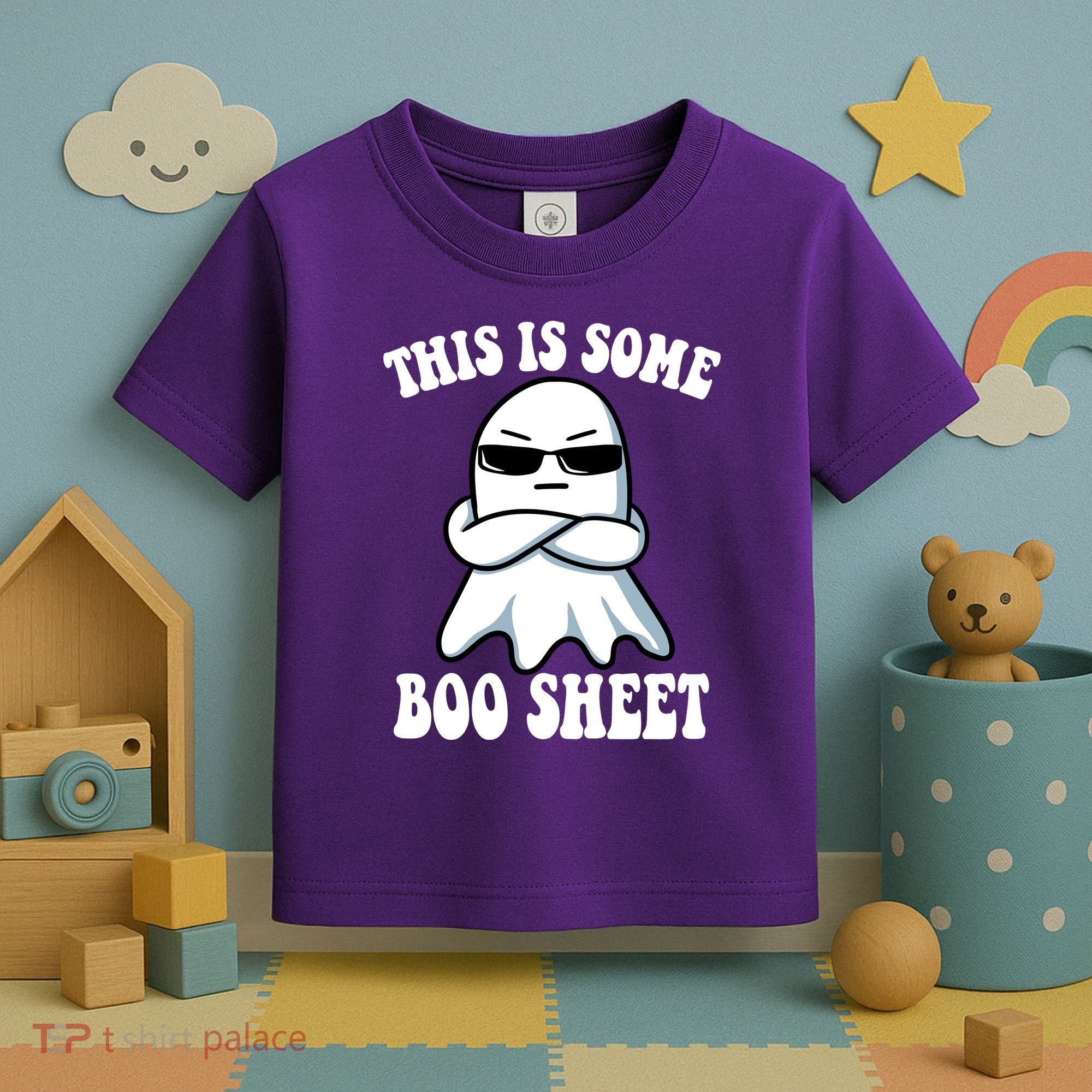 This Is Some Boo Sheet Funny Ghost Toddler T-Shirt