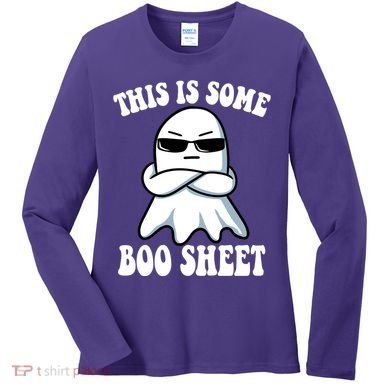 This Is Some Boo Sheet Funny Ghost Women's Long Sleeve Shirt