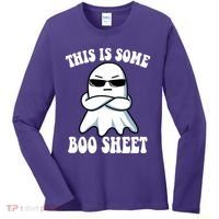 This Is Some Boo Sheet Funny Ghost Women's Long Sleeve Shirt thumb 0