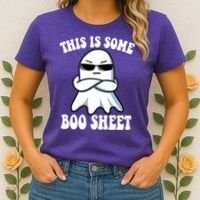 This Is Some Boo Sheet Funny Ghost Women's T-Shirt thumb 2