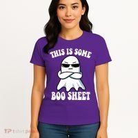 This Is Some Boo Sheet Funny Ghost Women's T-Shirt thumb 4