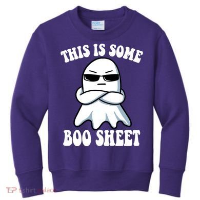 This Is Some Boo Sheet Funny Ghost Kids Sweatshirt