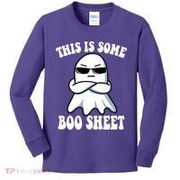 This Is Some Boo Sheet Funny Ghost Kids Long Sleeve Shirt thumb 0