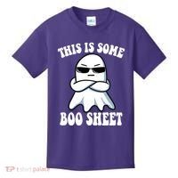 This Is Some Boo Sheet Funny Ghost Kids T-Shirt thumb 0