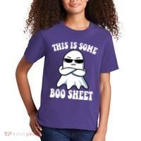 This Is Some Boo Sheet Funny Ghost Kids T-Shirt thumb 2