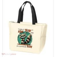 Today Is Slap An Idiot Day IM Gonna Be Busy Tote Bag thumb 3