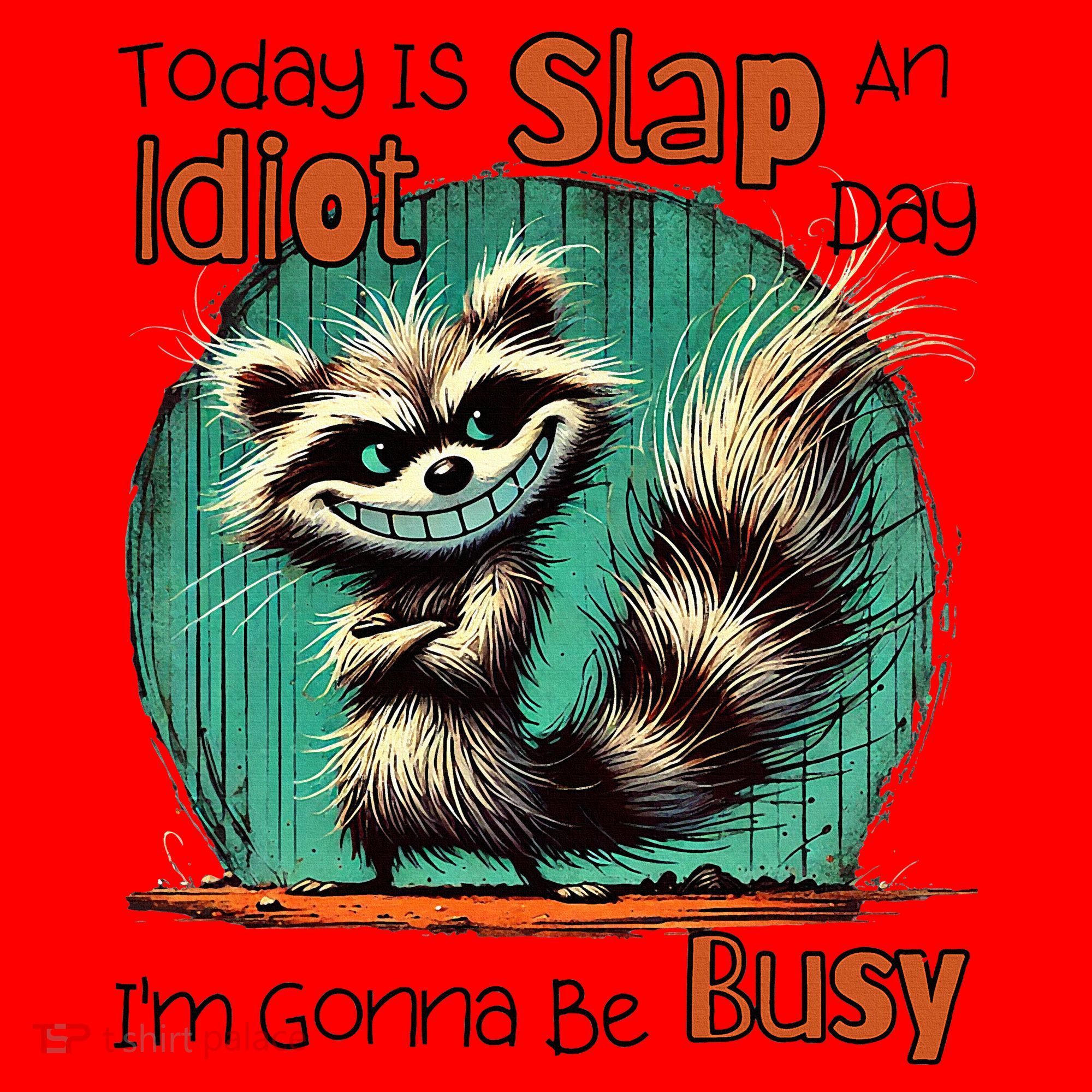 Today Is Slap An Idiot Day IM Gonna Be Busy Santa Hat