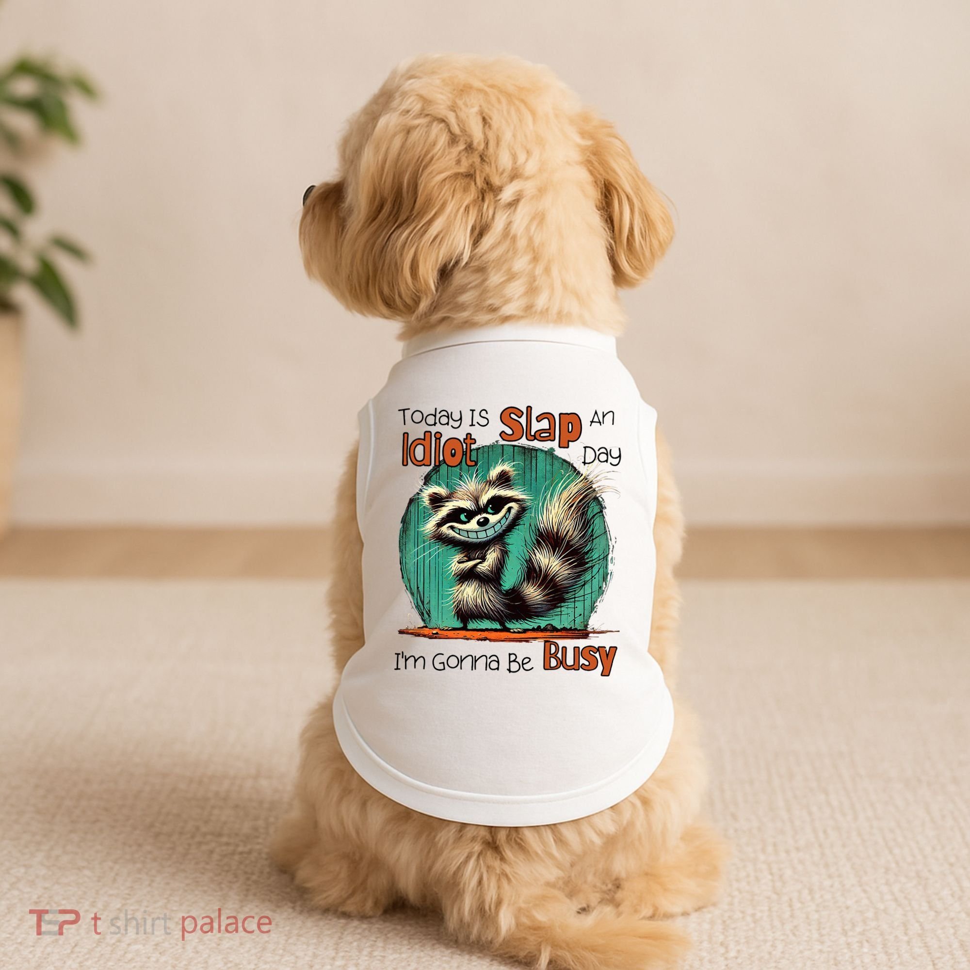 Today Is Slap An Idiot Day IM Gonna Be Busy Doggie Tank