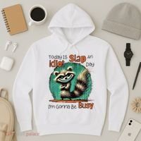 Today Is Slap An Idiot Day IM Gonna Be Busy Hoodie thumb 3