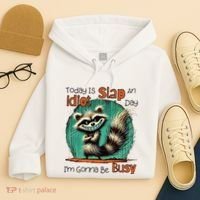 Today Is Slap An Idiot Day IM Gonna Be Busy Hoodie thumb 4