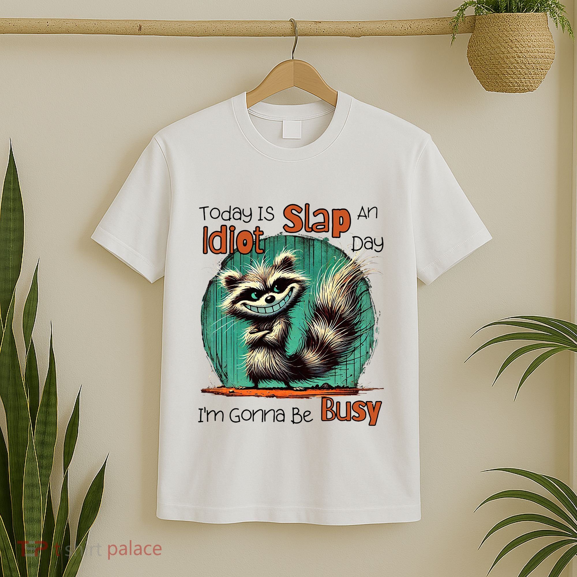 Today Is Slap An Idiot Day IM Gonna Be Busy T-Shirt