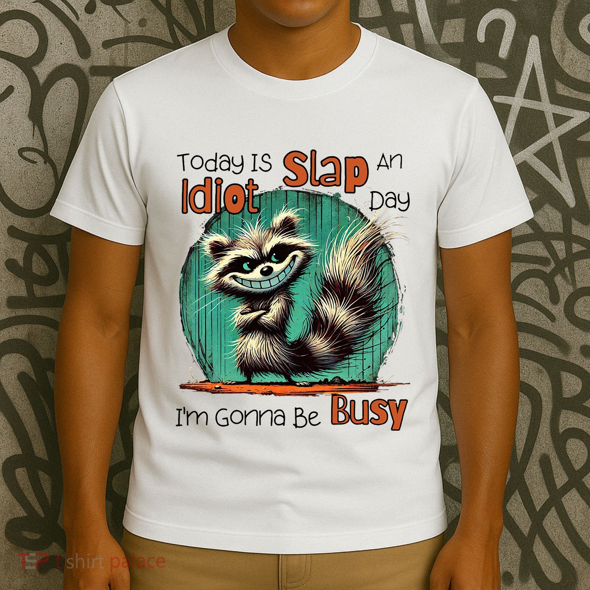 Today Is Slap An Idiot Day IM Gonna Be Busy T-Shirt