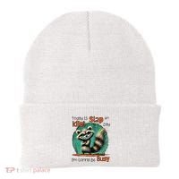 Today Is Slap An Idiot Day IM Gonna Be Busy Beanie thumb 0