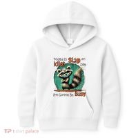 Today Is Slap An Idiot Day IM Gonna Be Busy Kids Hoodie thumb 0