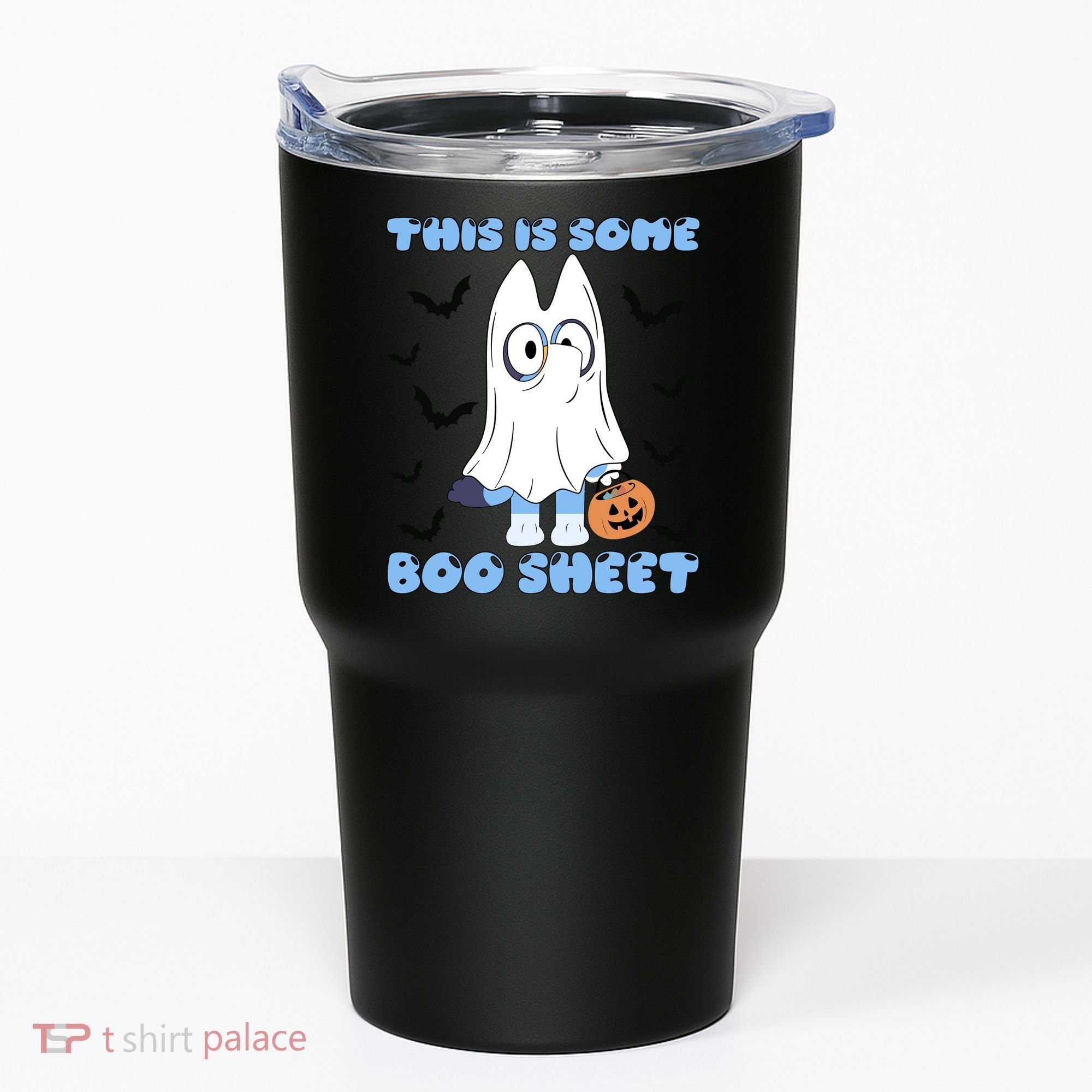 This Is Some Boo Sheet Funny Cute Dog Ghoul Halloween Tumbler