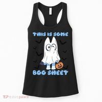 This Is Some Boo Sheet Funny Cute Dog Ghoul Halloween Women's Tank Top thumb 0