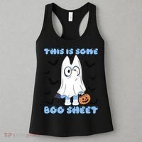 This Is Some Boo Sheet Funny Cute Dog Ghoul Halloween Women's Tank Top thumb 3