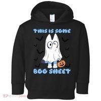 This Is Some Boo Sheet Funny Cute Dog Ghoul Halloween Toddler Hoodie thumb 0
