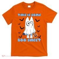 This Is Some Boo Sheet Funny Cute Dog Ghoul Halloween T-Shirt thumb 0