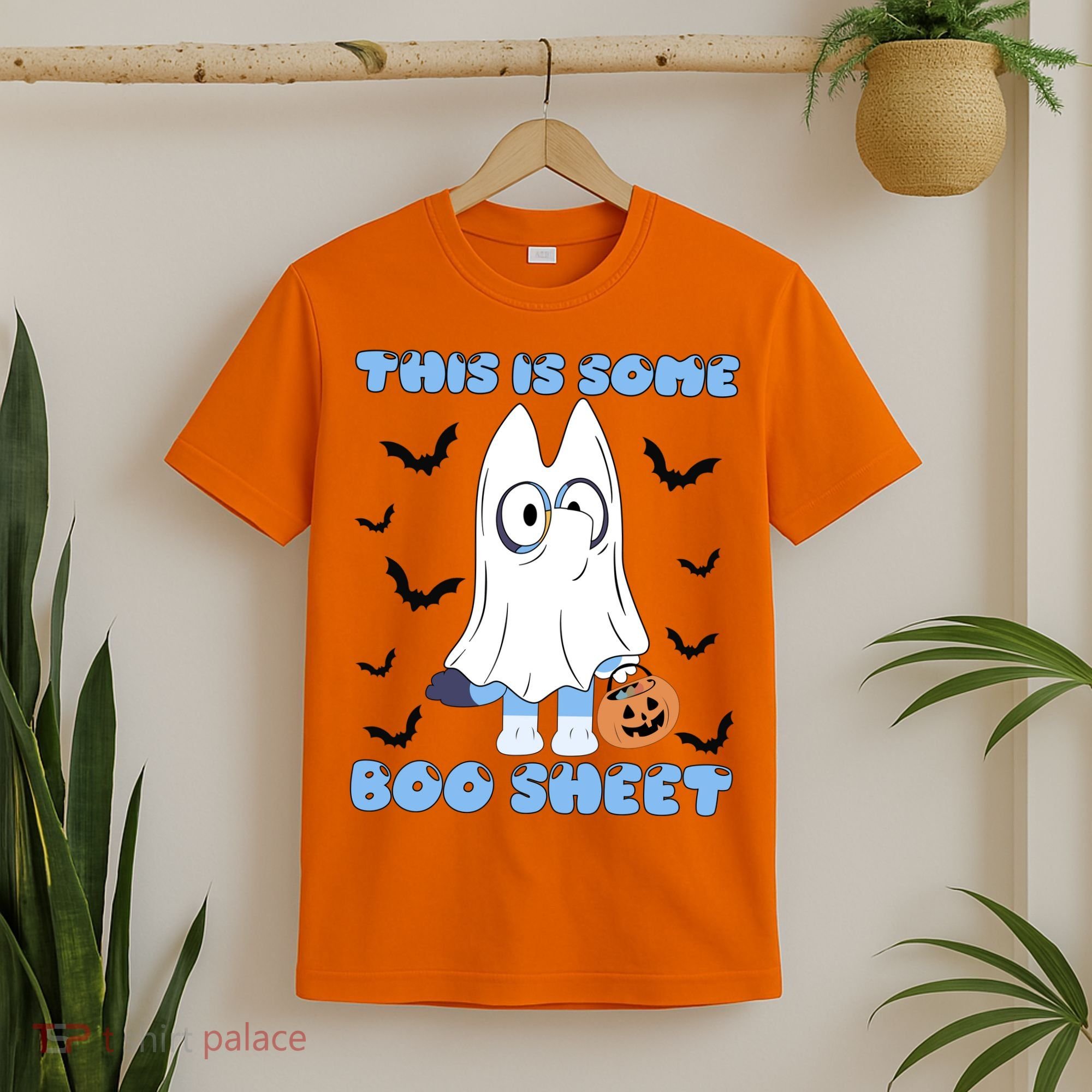 This Is Some Boo Sheet Funny Cute Dog Ghoul Halloween T-Shirt