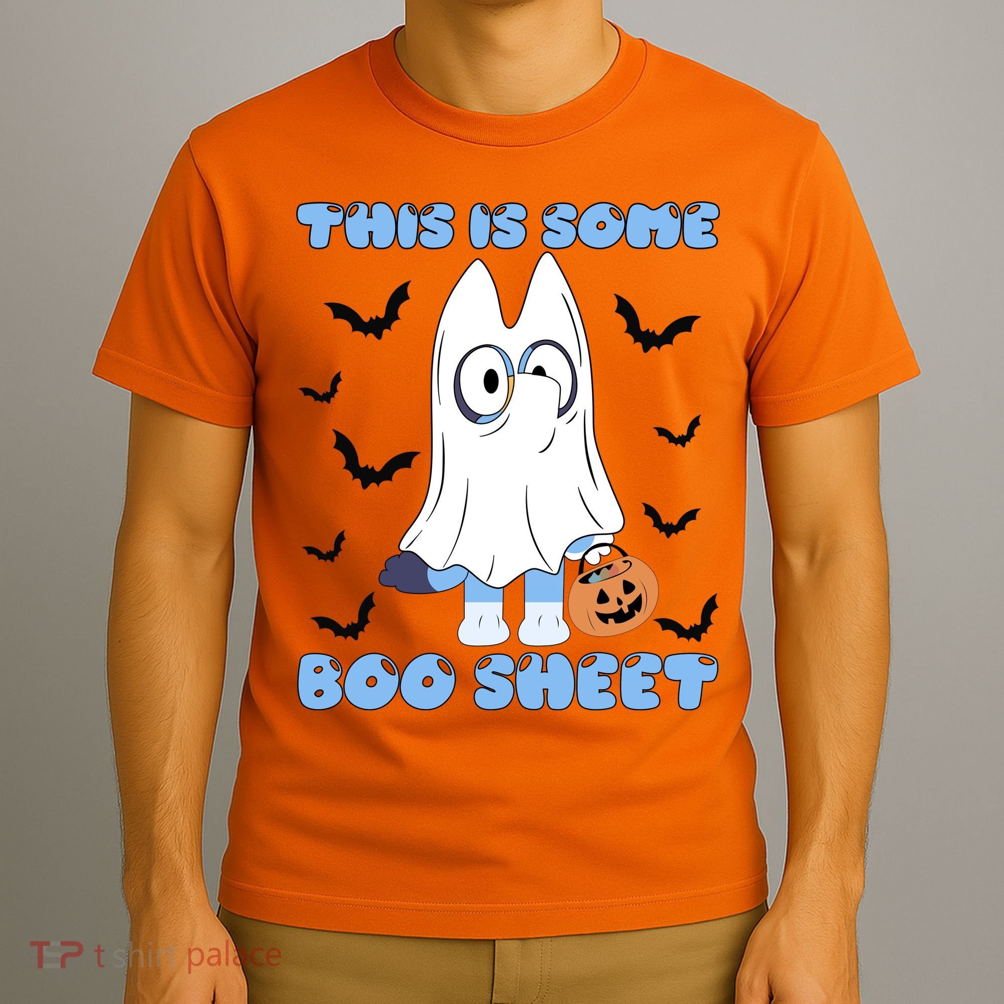 This Is Some Boo Sheet Funny Cute Dog Ghoul Halloween T-Shirt