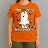 This Is Some Boo Sheet Funny Cute Dog Ghoul Halloween T-Shirt thumb 4