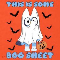 This Is Some Boo Sheet Funny Cute Dog Ghoul Halloween Baby Bodysuit thumb 2