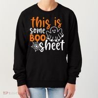 This Is Some Boo Sheet Funny Halloween Ghost Spooky Women's Sweatshirt thumb 0