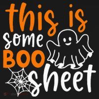 This Is Some Boo Sheet Funny Halloween Ghost Spooky Bucket Hat thumb 4