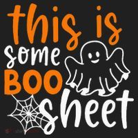 This Is Some Boo Sheet Funny Halloween Ghost Spooky Beanie thumb 2