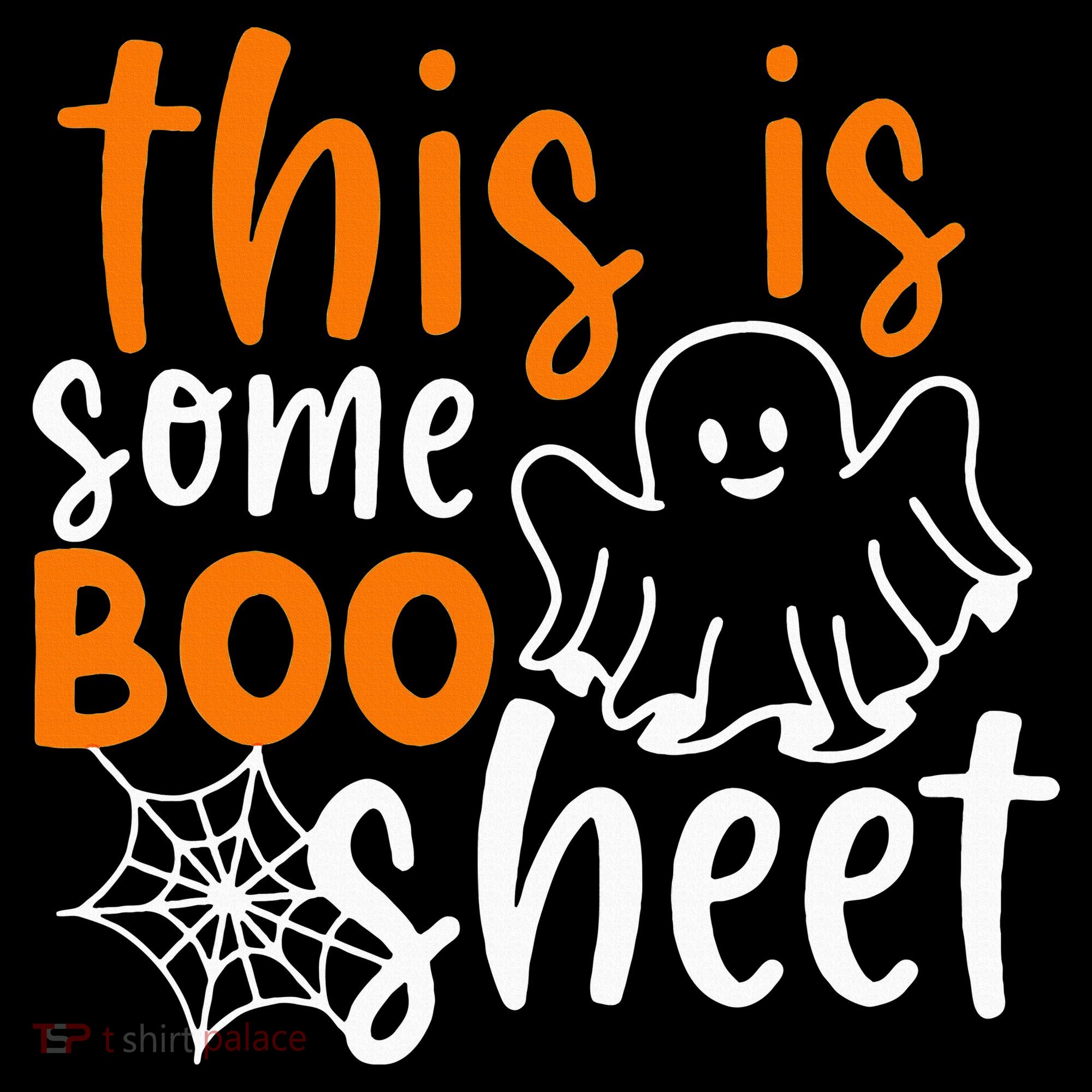 This Is Some Boo Sheet Funny Halloween Ghost Spooky Women's Hoodie