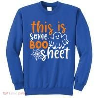This Is Some Boo Sheet Funny Halloween Ghost Spooky Sweatshirt thumb 0