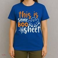 This Is Some Boo Sheet Funny Halloween Ghost Spooky T-Shirt thumb 4