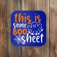 This Is Some Boo Sheet Funny Halloween Ghost Spooky Coaster thumb 0