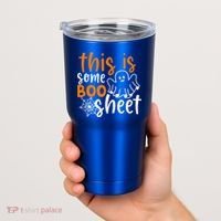 This Is Some Boo Sheet Funny Halloween Ghost Spooky Tumbler thumb 2
