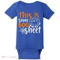 This Is Some Boo Sheet Funny Halloween Ghost Spooky Baby Bodysuit thumb 0