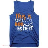 This Is Some Boo Sheet Funny Halloween Ghost Spooky Tank Top thumb 0