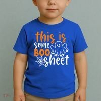 This Is Some Boo Sheet Funny Halloween Ghost Spooky Toddler T-Shirt thumb 2