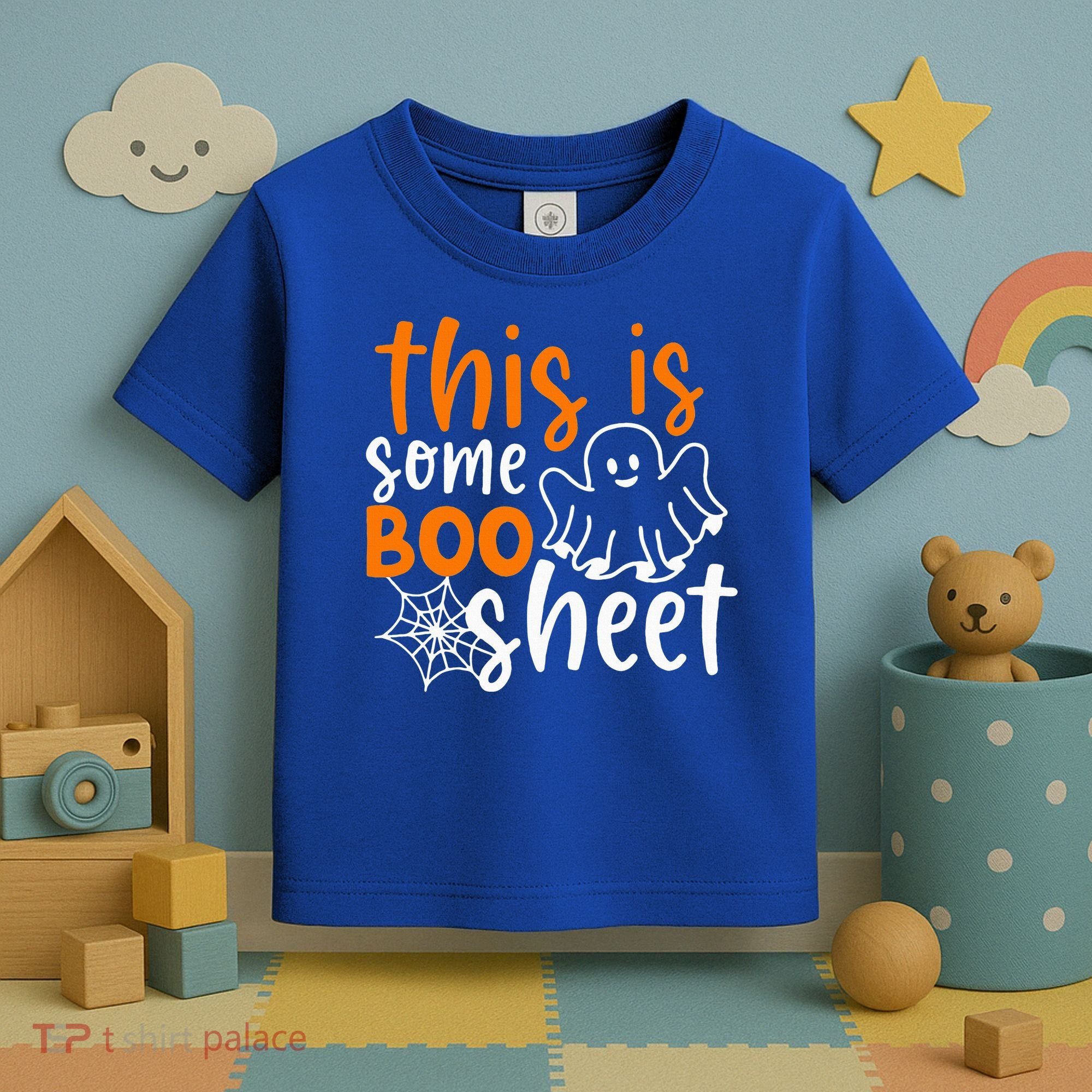 This Is Some Boo Sheet Funny Halloween Ghost Spooky Toddler T-Shirt
