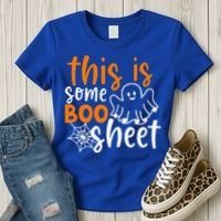 This Is Some Boo Sheet Funny Halloween Ghost Spooky Women's T-Shirt thumb 3
