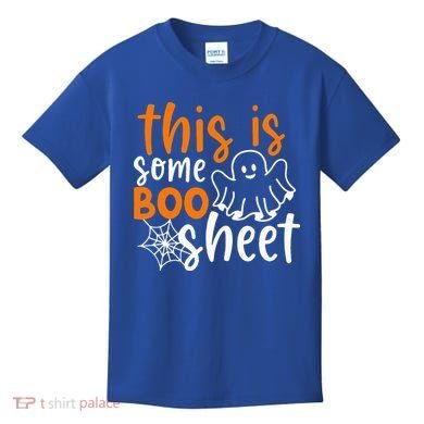 This Is Some Boo Sheet Funny Halloween Ghost Spooky Kids T-Shirt