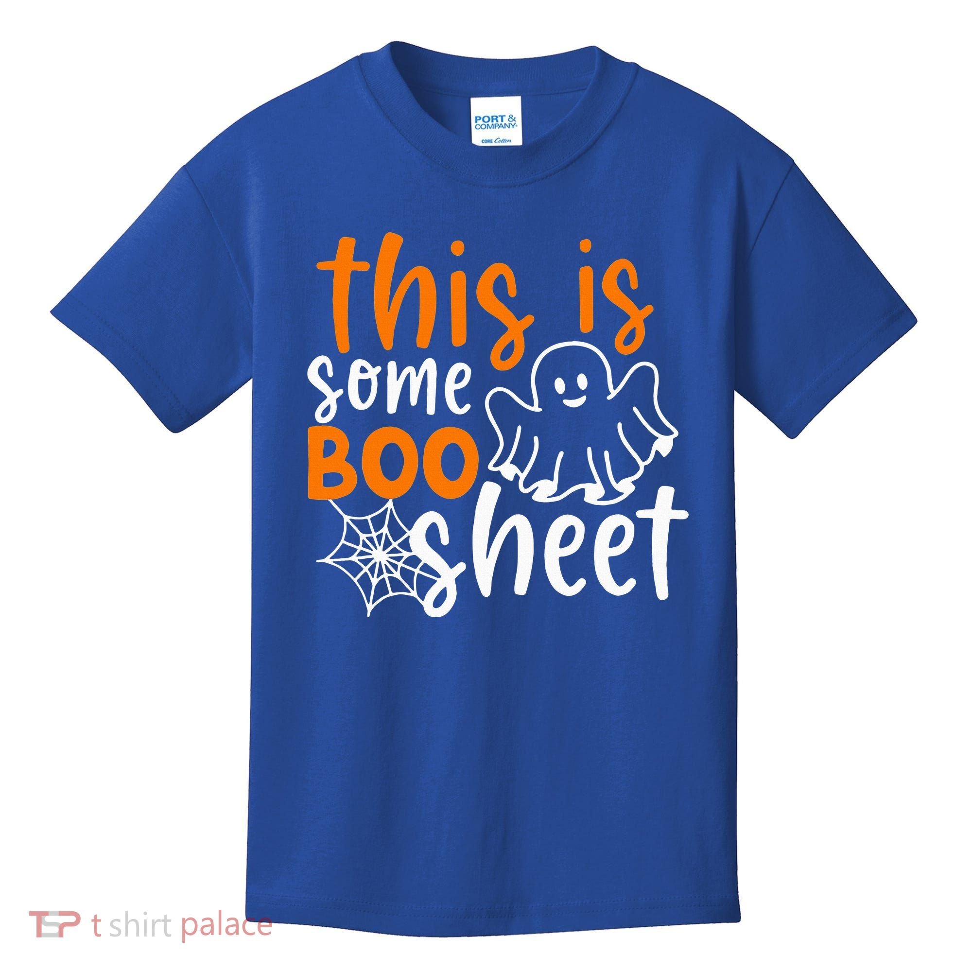 This Is Some Boo Sheet Funny Halloween Ghost Spooky Kids T-Shirt