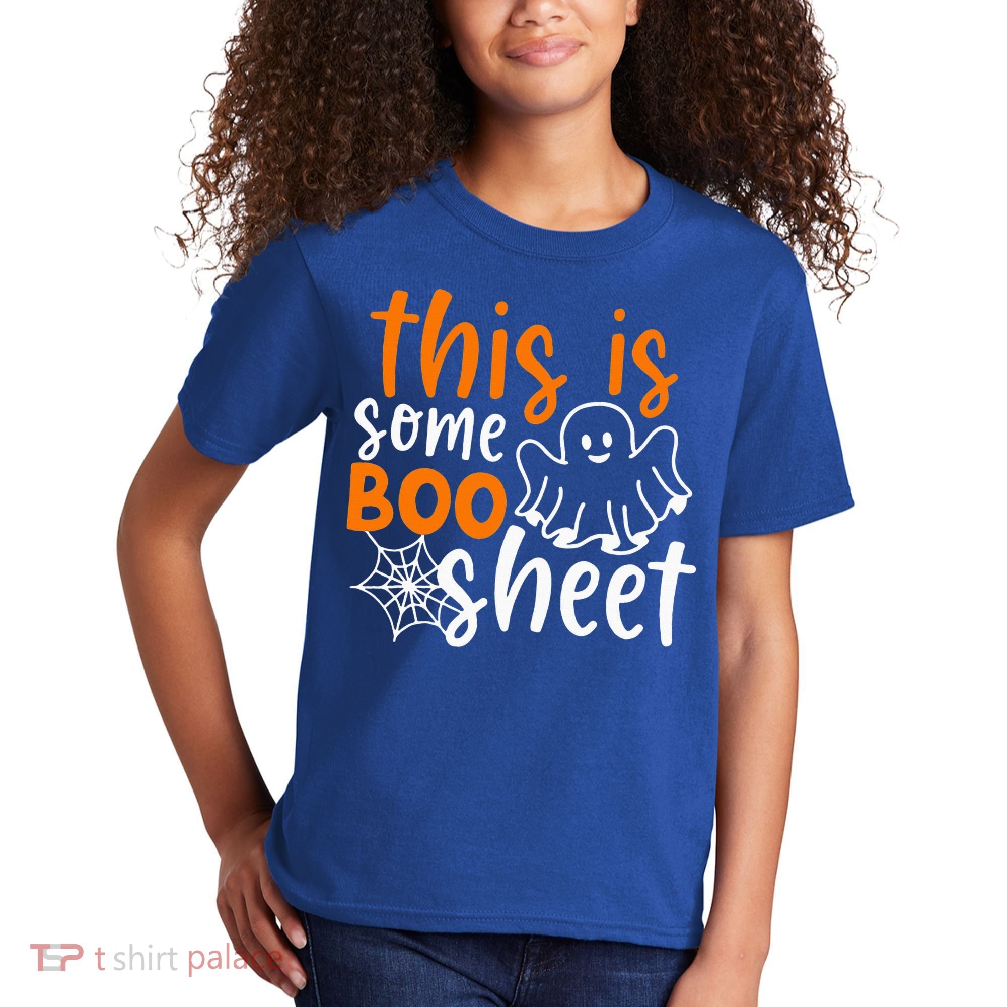 This Is Some Boo Sheet Funny Halloween Ghost Spooky Kids T-Shirt